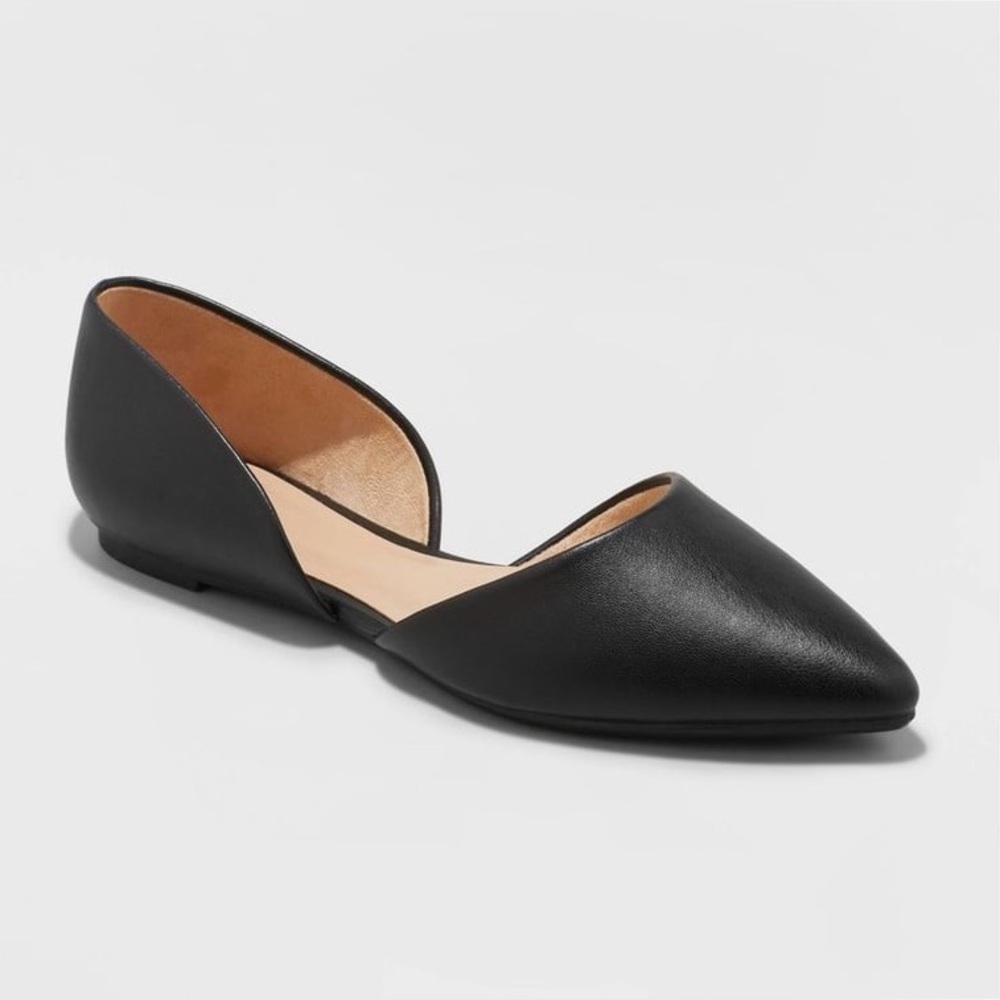 Land's End d’Orsay flat dress Shoes Size 9.5B A39